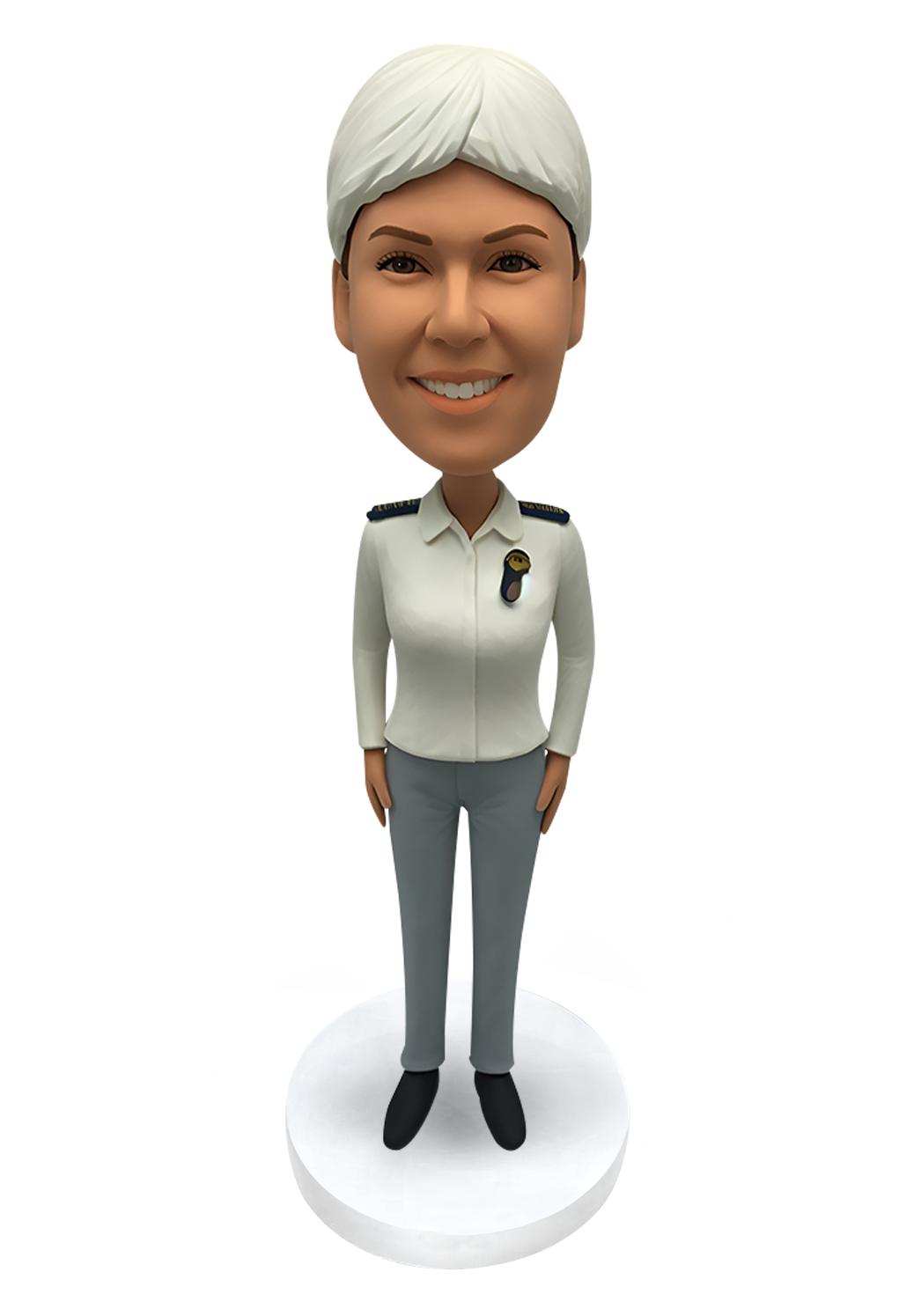 Airline Stewardess Custom Bobblehead-24