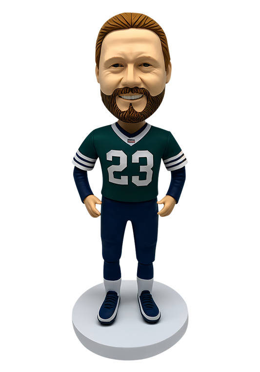 American Football Fan Custom Bobblehead-1