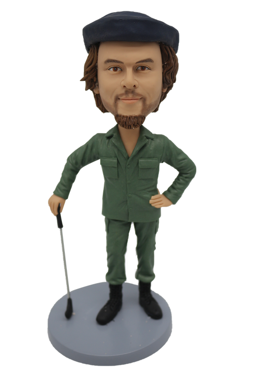 Army Golfer Custom Bobblehead