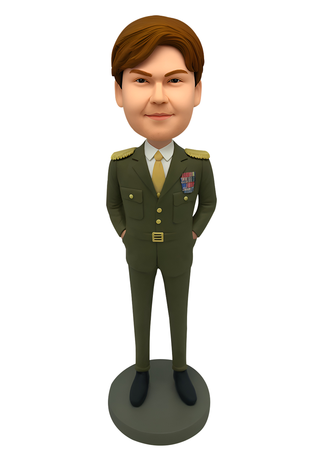 Army Officer Cusom Bobblehead-7