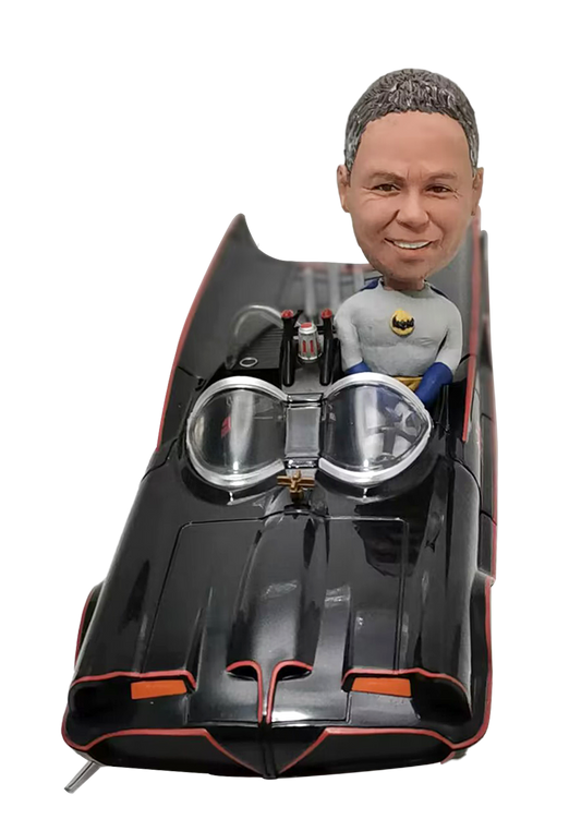 Bat Buddy in Car Custom Bobblehead