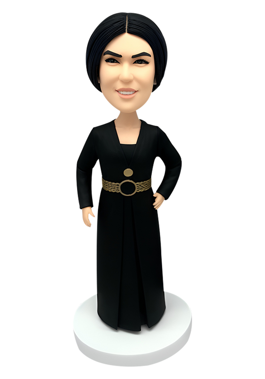 Black Abaya Custom Bobblehead