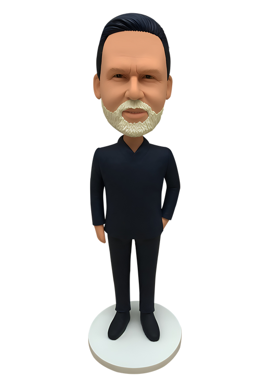Black Suit Man Custom Bobblehead