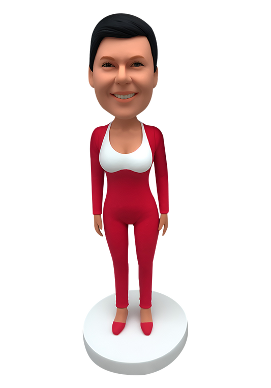 Bodysuit Girl Custom Bobblehead-10