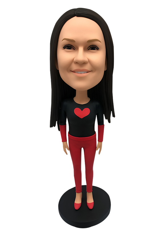 Bodysuit Girl Custom Bobblehead-11