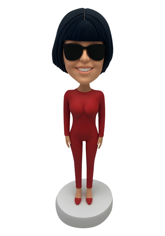 Bodysuit Girl Custom Bobblehead-12