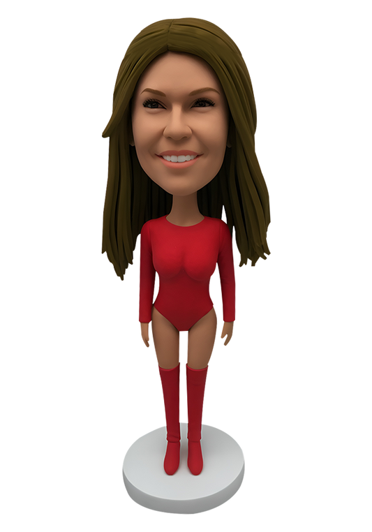 Bodysuit Girl Custom Bobblehead-3