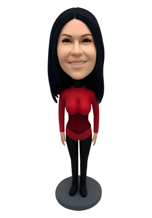 Bodysuit Girl Custom Bobblehead-4