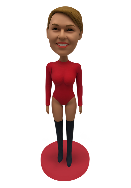 Bodysuit Girl Custom Bobblehead-8