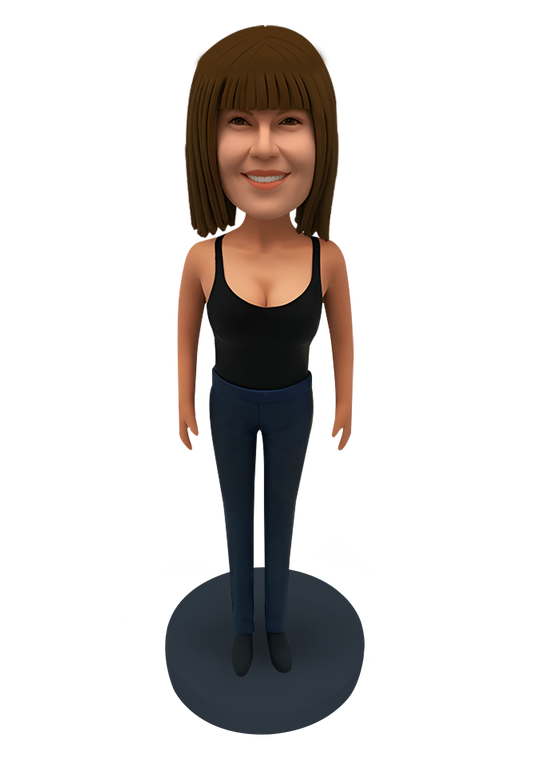 Bodysuit Girl Custom Bobblehead-9