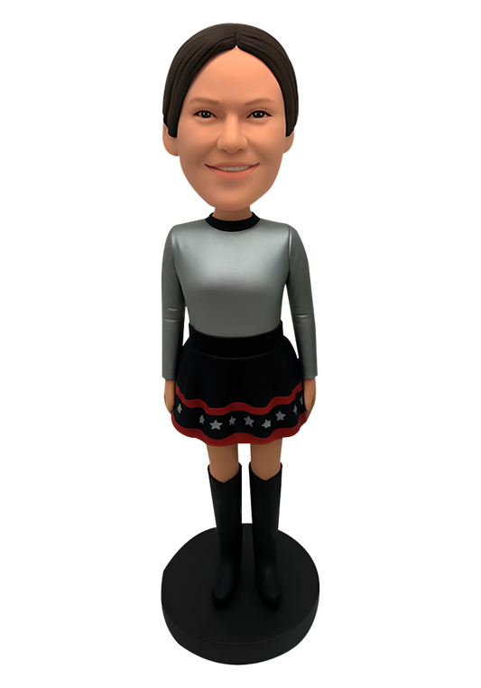 Boots Girl Custom Bobblehead-14