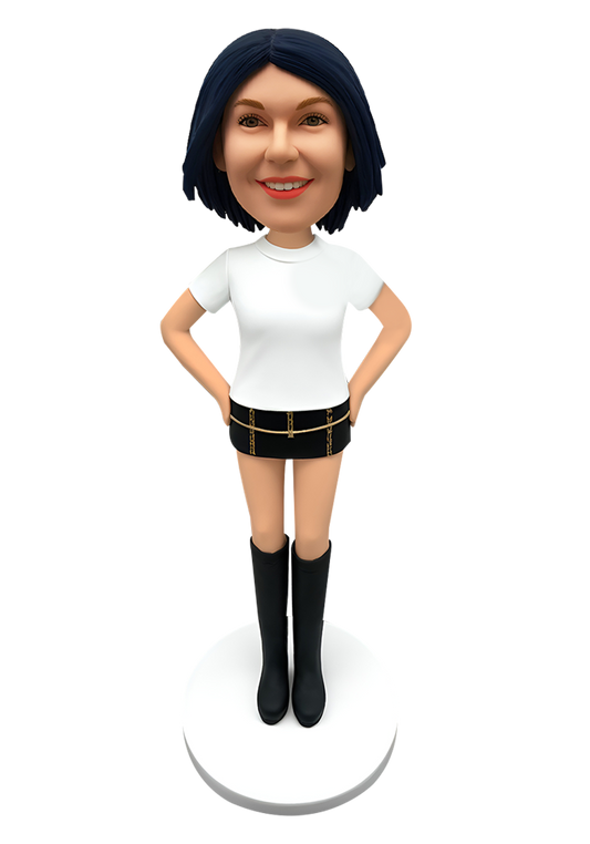 Boots Girl Custom Bobblehead-15