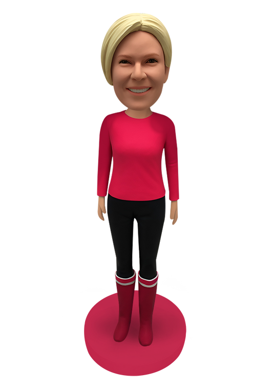 Boots Girl Custom Bobblehead-18