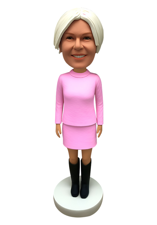 Boots Girl Custom Bobblehead-4
