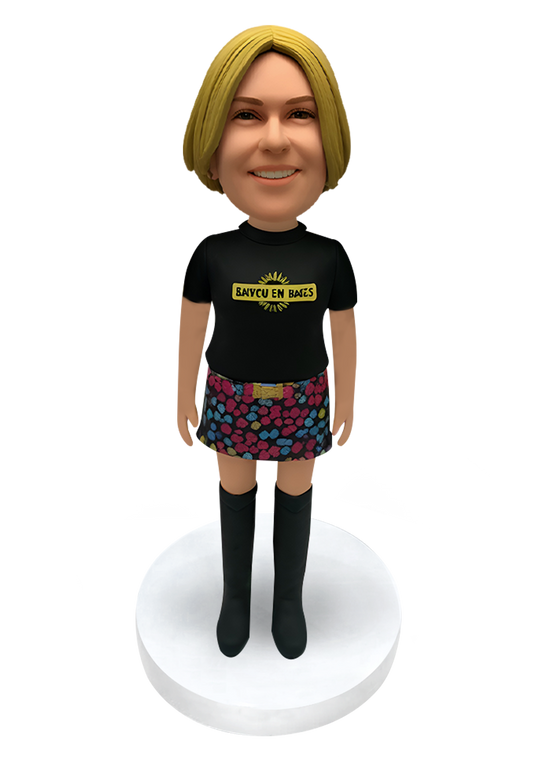 Boots Girl Custom Bobblehead-7