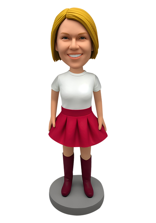 Boots Girl Custom Bobblehead-9