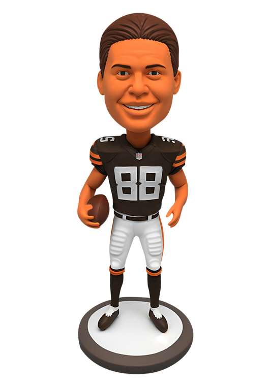 Browns Football Buddy Custom Bobblehead-1