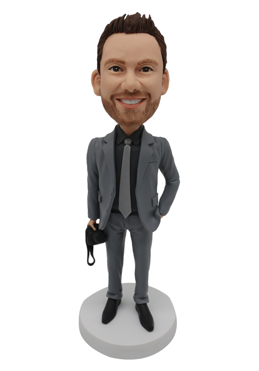 Camera Man Custom Bobblehead