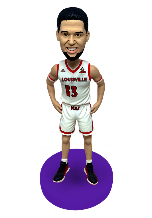 Cardinals Basketball Man Custom Bobblehead
