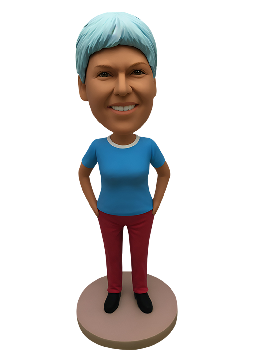Casual Woman Custom Bobblehead-4