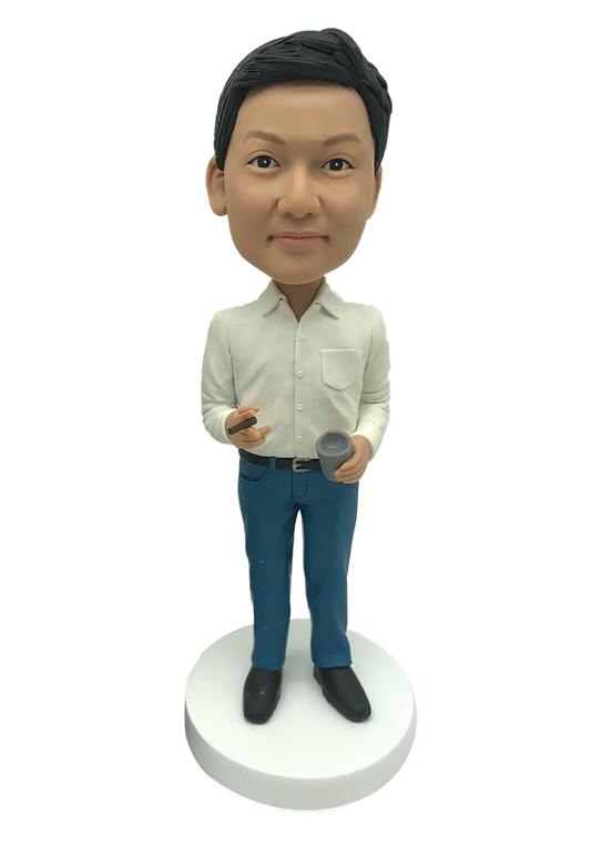 Cigar Man Custom Bobblehead