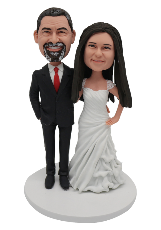 Classic Wedding Custom Bobblehead-2