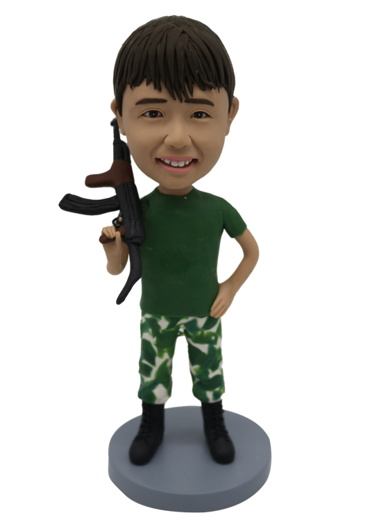 Combat Boy Custom Bobblehead