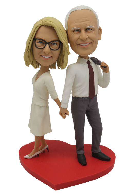 Confident Couple Custom Bobbleheads