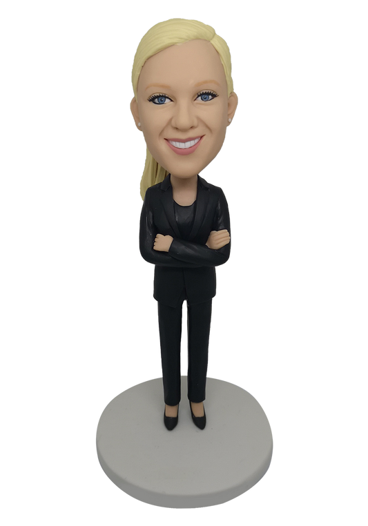 Confident Lady Custom Bobblehead