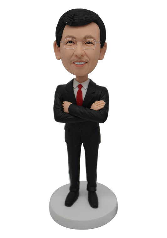 Confident Man Custom Bobblehead-1