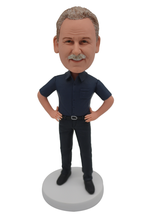Confident Man Custom Bobblehead