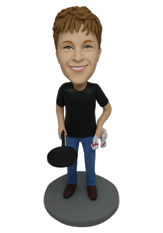Cooking Woman Custom Bobblehead