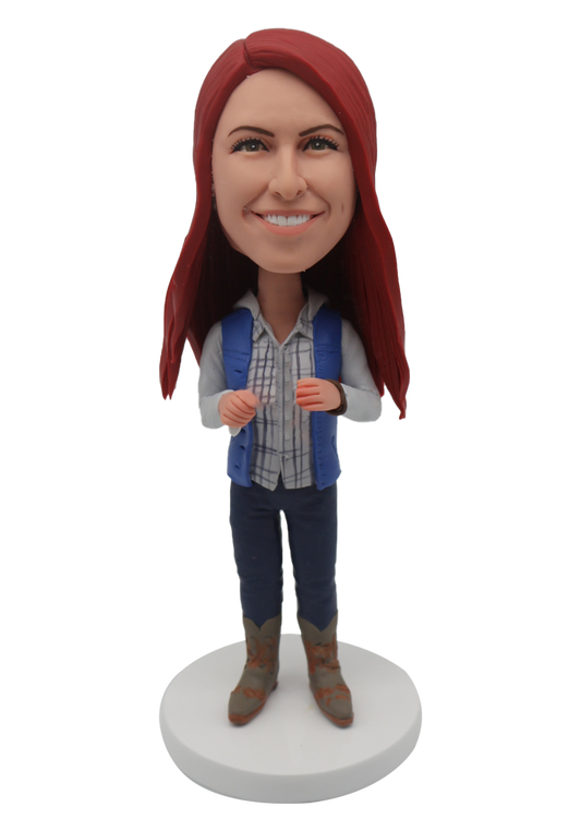 Cowgirl Custom Bobblehead