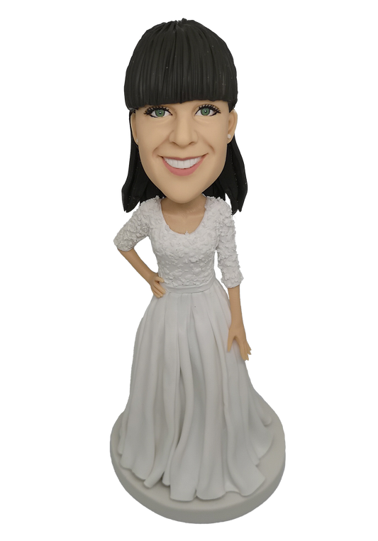 Elegant Girl Custom Bobblehead