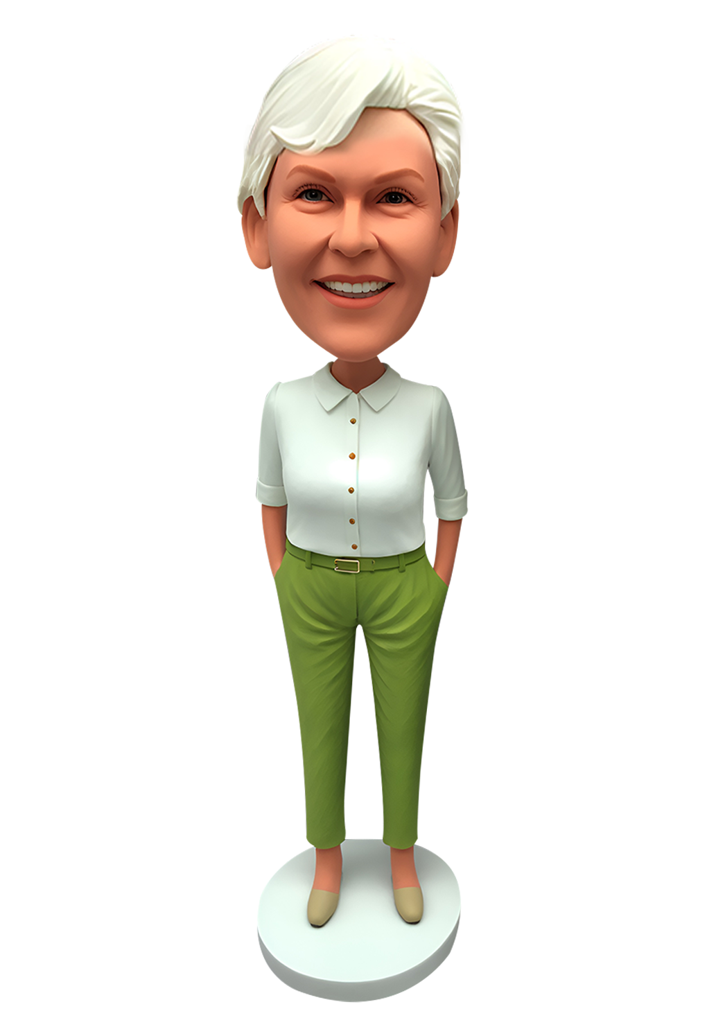 Elegant Woman Custom Bobblehead-10