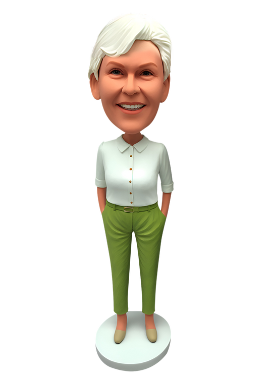 Elegant Woman Custom Bobblehead-10