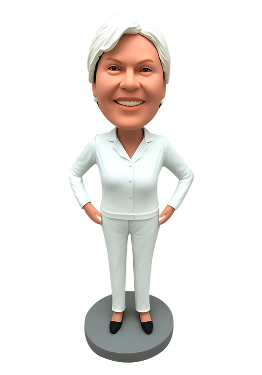 Elegant Woman Custom Bobblehead-12