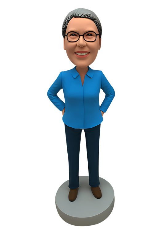 Elegant Woman Custom Bobblehead-15