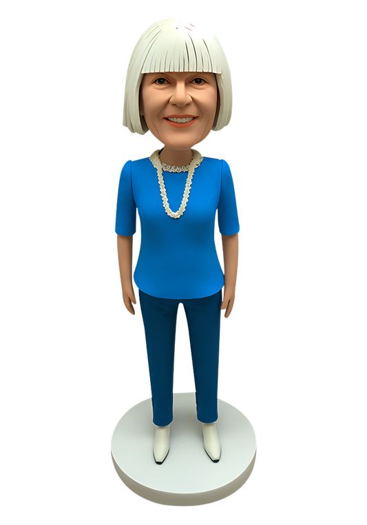 Elegant Woman Custom Bobblehead-16