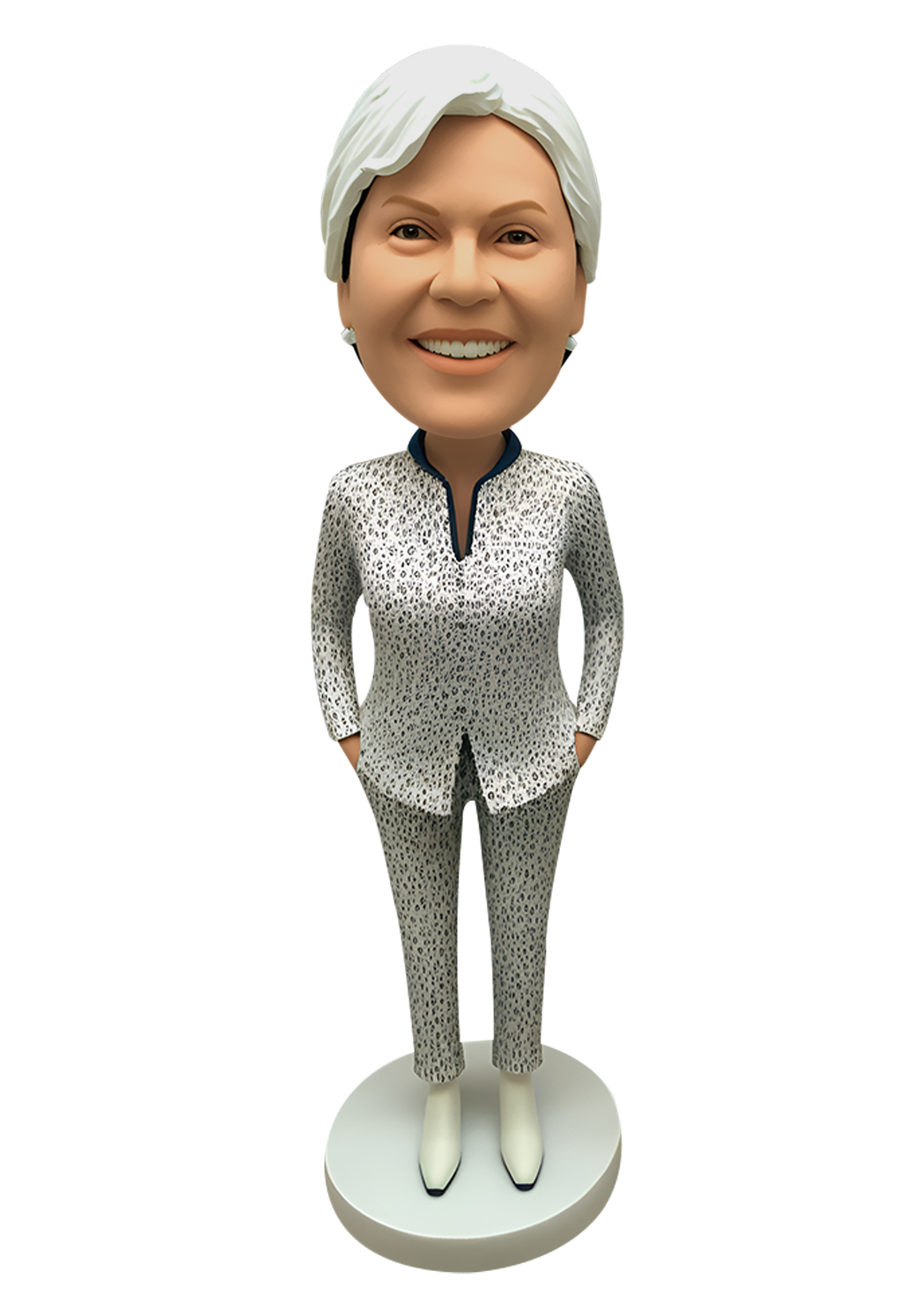 Elegant Woman Custom Bobblehead-17