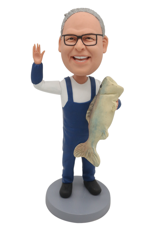 Exciting Fisher Custom Bobblehead