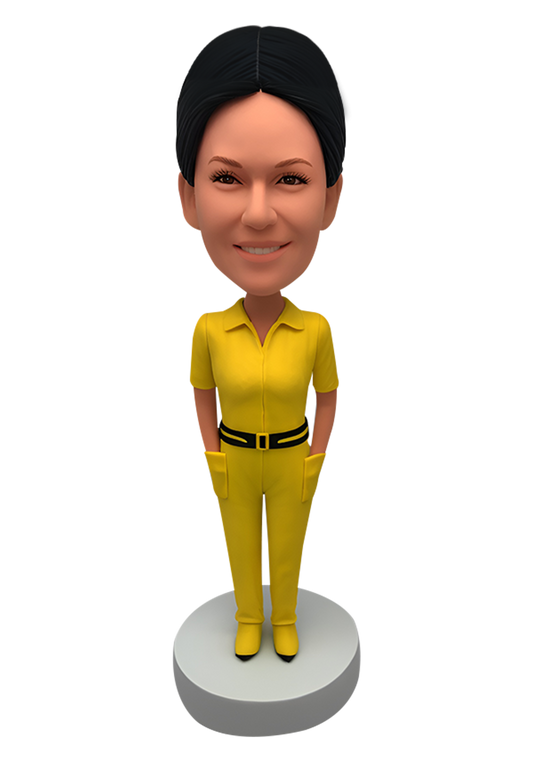 Fashional Woman Custom Bobblehead-10