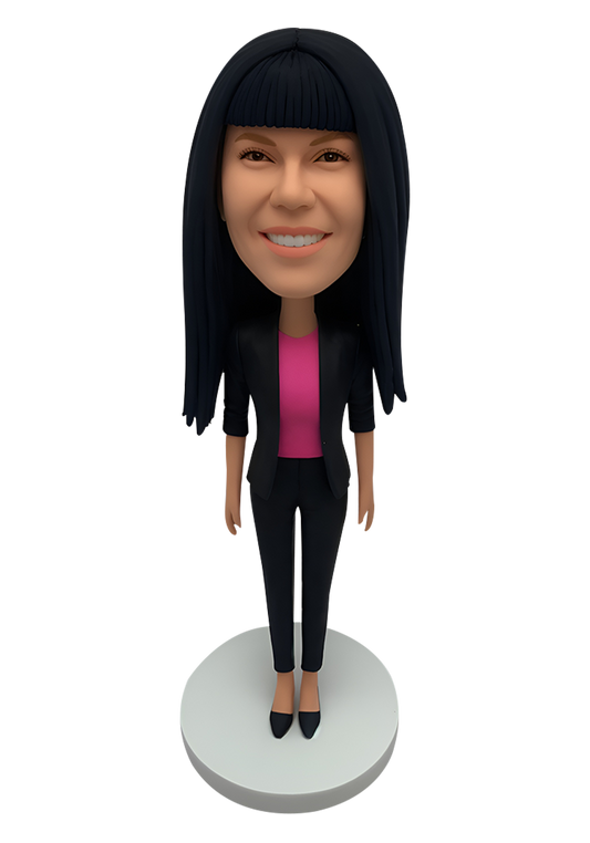 Fashional Woman Custom Bobblehead-4