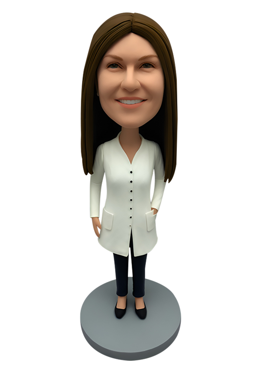 Fashional Woman Custom Bobblehead-6
