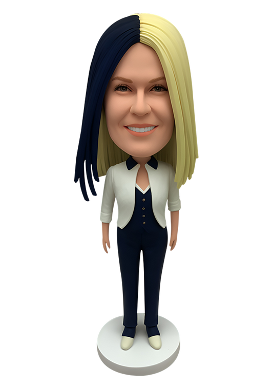 Fashional Woman Custom Bobblehead-7