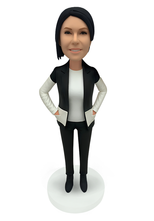Fashional Woman Custom Bobblehead-9