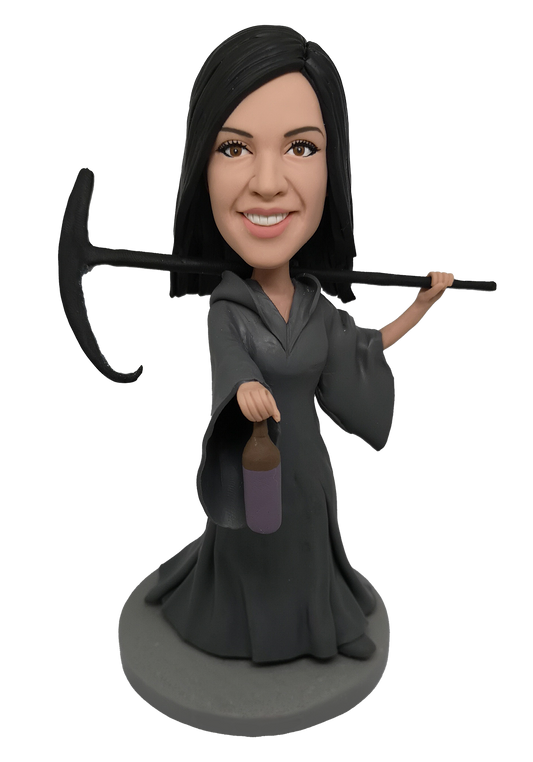 Female Grim Reaper Custom Bobblehead