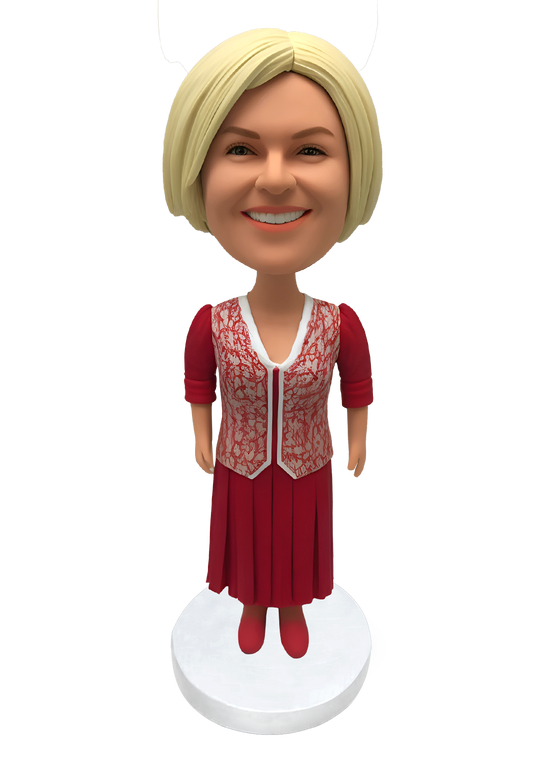 Female in Croatia Traditional Outfit-8