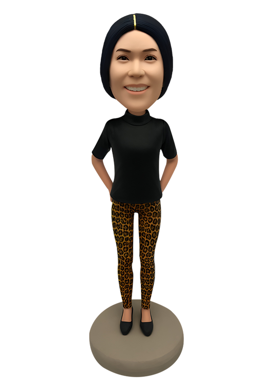 Female in Leopard Print Outfi-4
