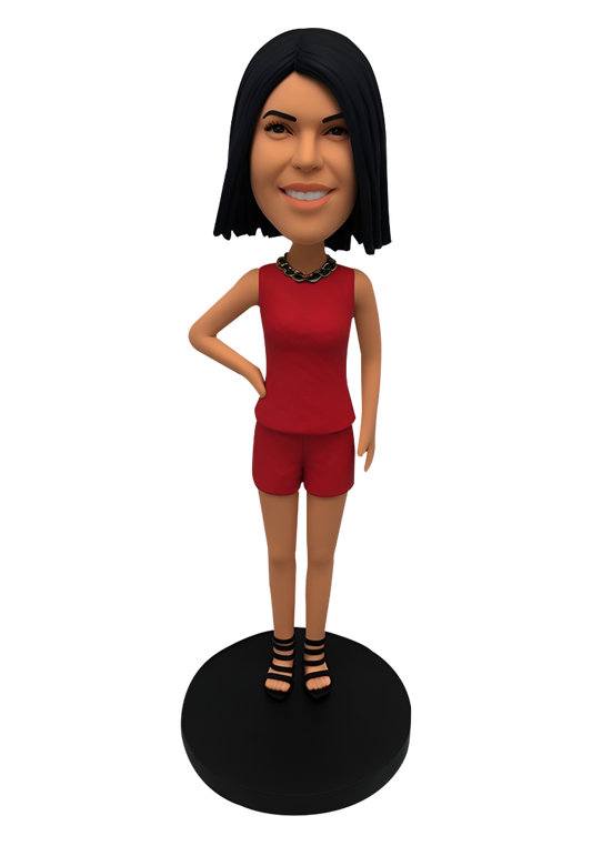 Female in Sandals Custom Bobblehead-6